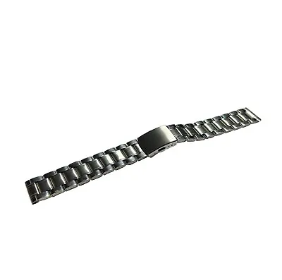 High Quality Solid Stainless Steel Watch Strap Band Mens Metal Bracelet 18-22mm • £7.99