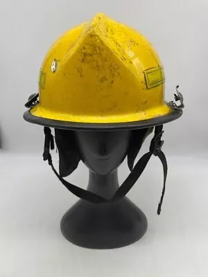 Lite Force V Morning Pride's Fireman's Yellow Helmet Adjustable Size 6 1/4 To 8 • $44.99