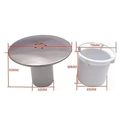 £9.88 • Buy Shower Drain Trap Cover Shower Plughole Cover 115mm Plug Drain Replacement UK