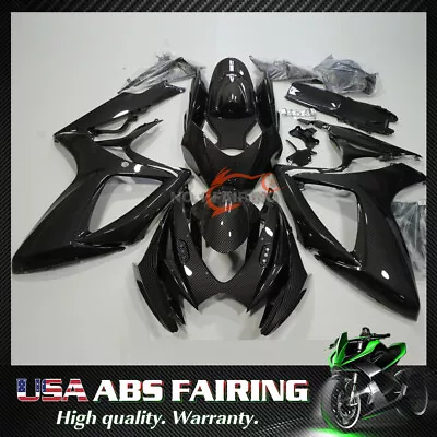 Carbon Fiber Look Fairing Kit For Suzuki GSXR 600 GSXR750 2006-2007 ABS Bodywork • $565.95