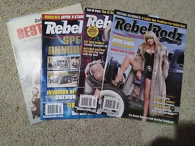 Three Rebel Rodz Magazines + Extra. • $5