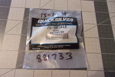 Mercury Quicksilver 26-805412 Seal 25-881733 Mercruiser 5.0L 5.7L EFI GM 305 V-8 • $11.99