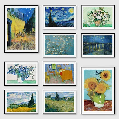 Van Gogh Wall Art Oil Painting Full Range Of Living Room Prints Posters Pictures • £11.99