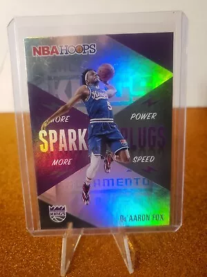 2020-21 Hoops Spark Plugs #1 De'Aaron Fox Holo 🔥 🔥 🔥  • $3.99