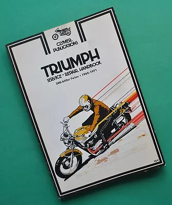 1963-71 Triumph Twins Motorcycle Service Manual Book 6T TR6 T120 T100 5TA • $39.95