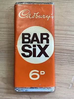 Vintage 1960s Cadbury’s Bar Six Chocolate - Uneaten In Original Wrapper  • £23