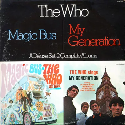 The Who - Magic Bus / The Who Sings My Generation (2xLP Album Comp Glo) • £22.49