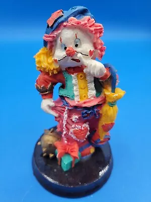 K's Collection Vintage Porcelain Hand Painted Clown W/Leg Up & Umbrella Figurine • $19.99