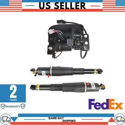 Rear Air Suspension Shock Compressor Pump For Escalade Yukon Tahoe 2001-2013 • $221.88