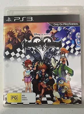 PS3 Kingdom Hearts HD 1.5 Remix Collection Sony PlayStation 3 Complete W/ Manual • $15