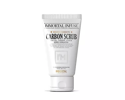 Immortal Infuse Facial Carbon Ultra Exfoliating Scrub 150ml • $22.95