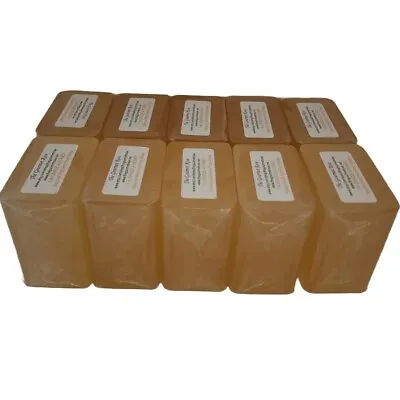 10 Lb HONEY MELT AND POUR SOAP GRADE A Base Glycerin 100% Natural BULK Wholesale • $72.50