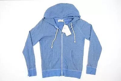 M. Singer Yale Blue Small Full Zip Hoodie Jacket Heavy Pocket Sweater Mens Nwt  • $14.40