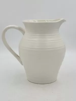 Mikasa Swirl White KT342 Pitcher Stoneware Earthenware • $64.81