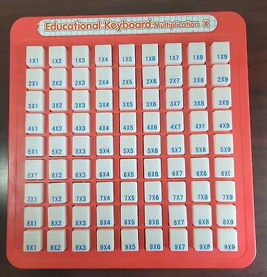 Educational Keyboard Multiplication Press & Learn Homeschool Tool Kids Vintage • $14.99