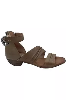 Miz Mooz Leather Heeled Sandals Cassie Wheat • $40.84
