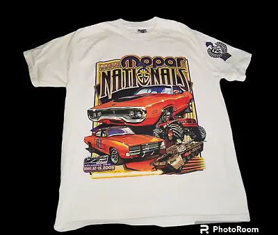 Vtg MOPAR NATIONALS Columbus 25 Years Road Runner Hemi T-shirt General Lee Med • $24.99