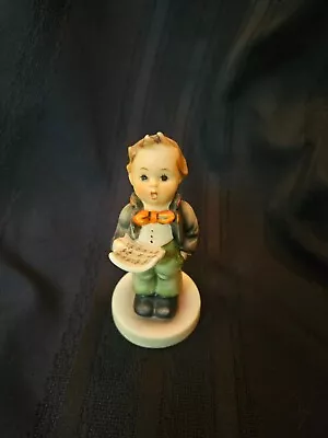 Vintage Hummel Figurine  Soloist  Boy With Music TMK-3 Stylized Bee • $10