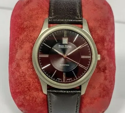 Vintage Bruno Söhnle Uhrenatelier Glashütte/sa Germany 828 Men's Quartz Watch • $199.99