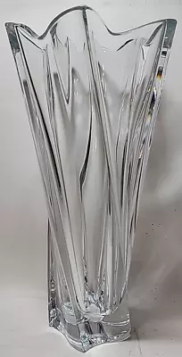 Mikasa Crystal Waves Vase 14  Tall • $59.99