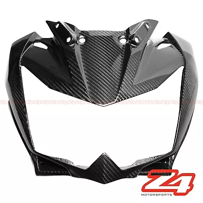 2011-2012 Z750R Carbon Fiber Upper Front Nose Headlight Surround Fairing Cowling • $299.95