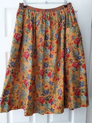 Vintage Liberty Plus (sew At Home) 80s Floral Skirt Size L See Description  • £25