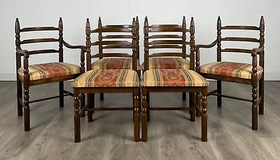 20th Century Set Of 6 Dining Chairs In Oak ( REF AF-3112 ) • £285