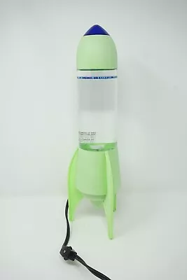 Vintage 16” Green Rocket Tornado Space Ship Accent Lamp Glow In Dark Light KL201 • $49.95