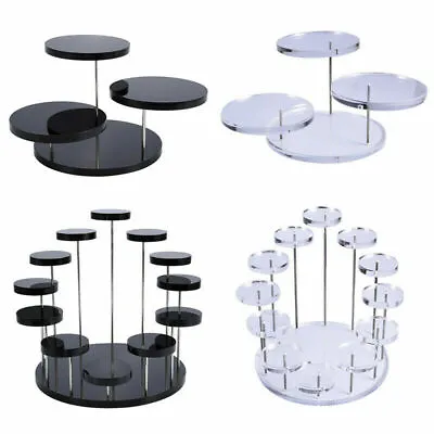 £6.23 • Buy Cupcake Stand Jewelry Cake Dessert Display Stand Acrylic Rack Holder Party Decor