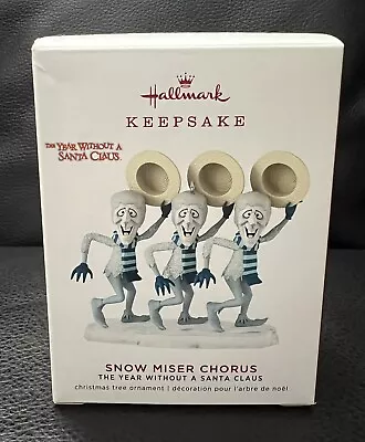 2019 Hallmark THE YEAR WITHOUT A SANTA CLAUS SNOW MISER CHORUS Keepsake Ornament • $42.95