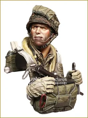 Young Miniatures - US Airbourne Normandy 1944  - 1/10th Resin Bust - YM1893 • £50