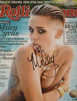 Miley Rae Cyrus Rare Authentic Hand Signed Autographed 8x10 Photo SSC COA • $129