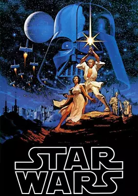 Star Wars Episode IV A New Hope Movie Poster Home Decor Wall Art Poster 24x36  • $8.99