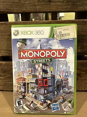 MONOPOLY STREETS Game Complete In Case W/ Manual For Microsoft XBOX 360 • $19.99
