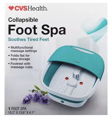 CVS Health Relaxing Foot Spa - Soothes Tired Feet -Free Shipping • $36.88