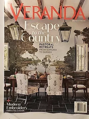 Veranda Retreats Magazine Escape To The Country  NEW  Sonoma To Sussex  • $12.99