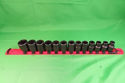 MAC Tools  13-PC. 1/2  Drive Metric Impact Socket Set Nice!! • $225