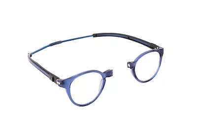 CliC Tube Pantos +2.00 Diopter Magnetic Reading Glasses: Expandable - Dark Blue • $42.95