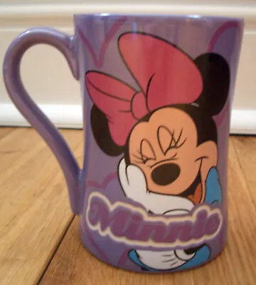 Minnie Mouse Mug Purple Disney Store Exclusive In Excellent Condition • $11.14
