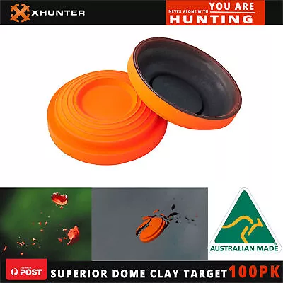 Cta Dome Clay Pigeon Target Australia Made Clay Targets Shooting 100 Pk • $104.50