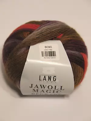 Lang Yarns Jawoll Magic Degrade Superwash #8090 Multicolor 437 Yds Wool Blend • $9