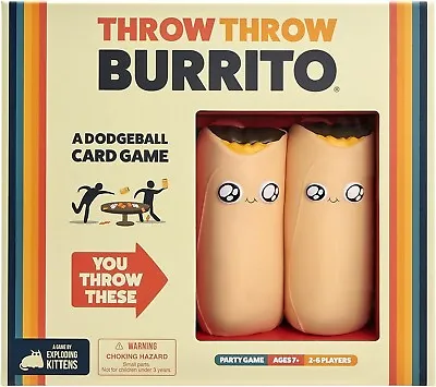 Exploding Kittens Throw Throw Burrito-A Dodgeball Card Game | AU • $35.91