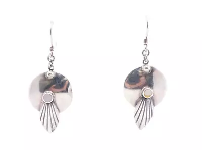 Sterling Silver Mother Of Pearl Dangle Earrings • $29.99