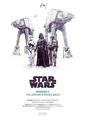 1980 Star Wars Episode V The Empire Strikes Back Movie Poster Print Boba Fett • $7.95