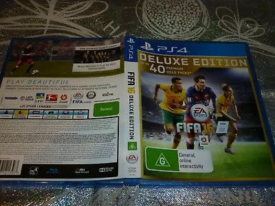 Fifa 16 Deluxe Edition (sony Ps4 Game G) (p146103-5 A) • $9.07