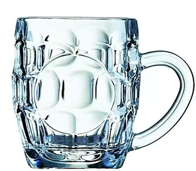 £6.29 • Buy Traditional Pub Beer Tankard ARC Britannia Haworth Glass, Beer Stein, Beer Mug