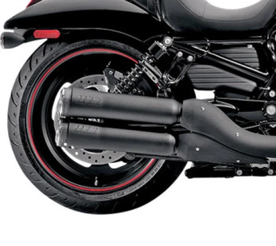 $695.93 • Buy SuperTrapp FatShots Slip-On Mufflers Black #827-71134 Harley Davidson V-Rod