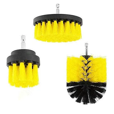 $5.95 • Buy Drill Brushes Set 3pcs Tile Grout Power Scrubber Cleaner Spin Tub Shower Wall 
