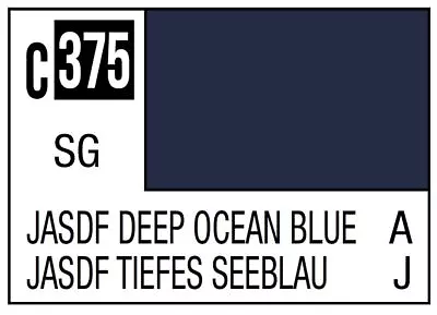 Mr Hobby Mr. Color C375 Jasdf Deep Ocean Blue (Off Shore Camouflage) - 10ml • $6.49