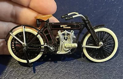 Franklin Mint 1/24  Precision Model Harley Davidson 1909 V-TWIN Motorcycle • $15.99